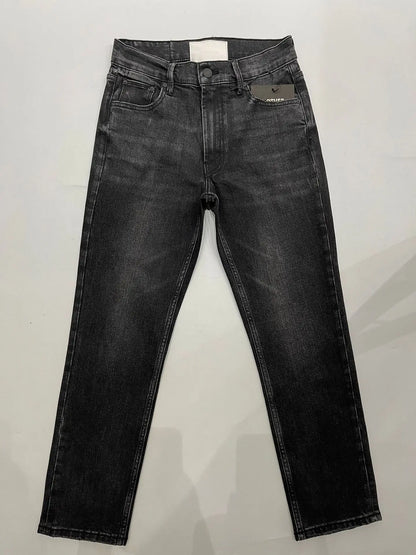 Women classic stretch straight jeans fashion casual denim pants