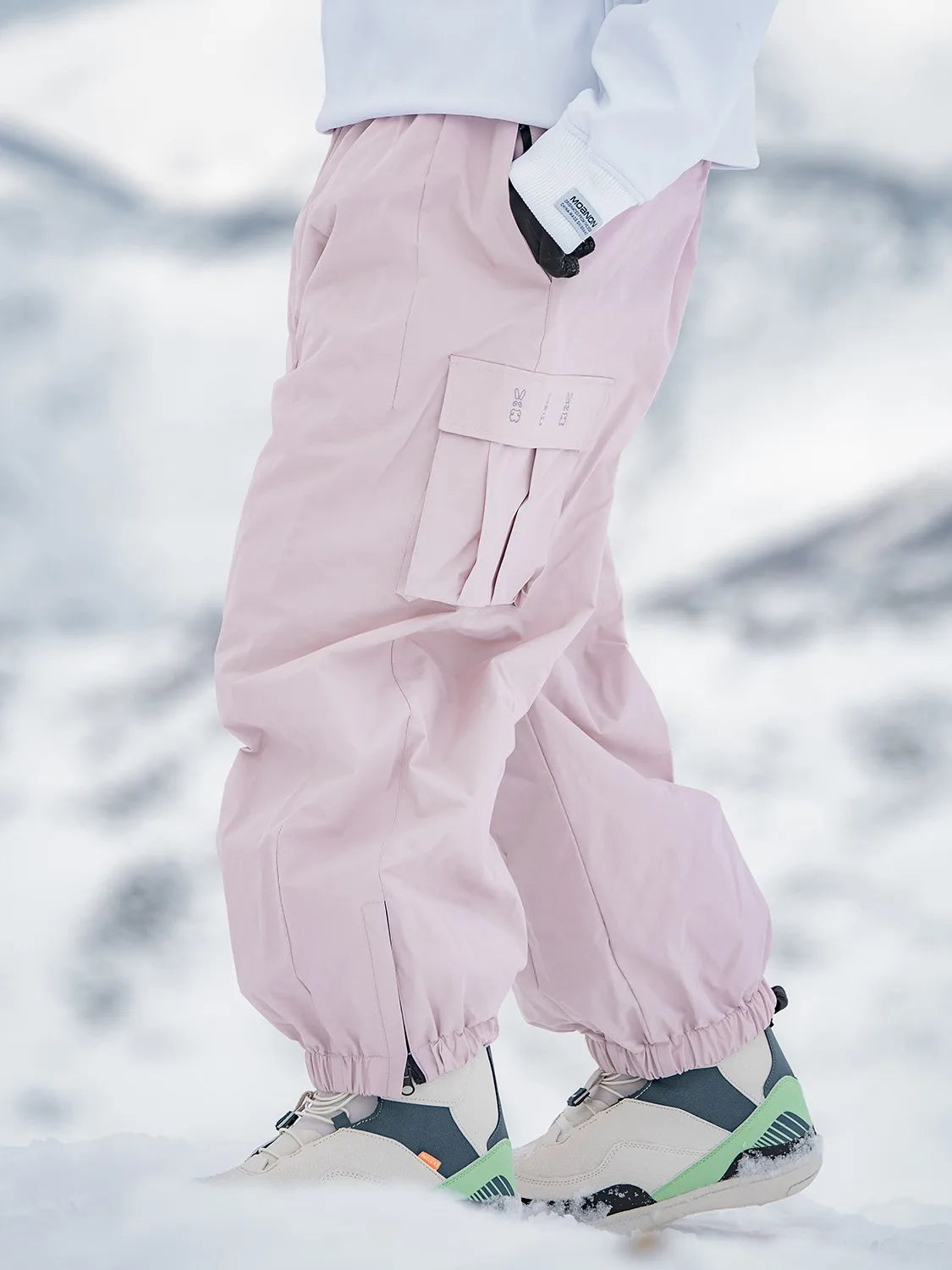 Oversize Winter 3L Ski Pants 20K Waterproof Snowboard Pants Breathable Thermal Outdoor Sports Keep Warm Ski Trousers Women Men
