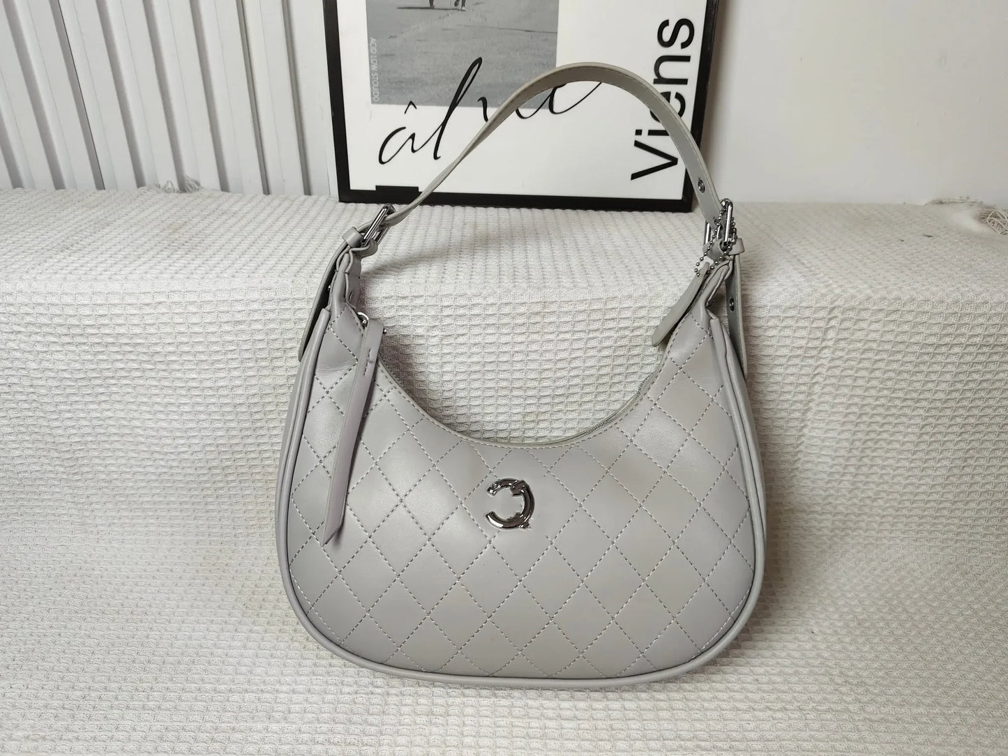 Channeled Bag Women designer makeup bag High Quality Sheepskin Diamond Lattice Handle Vanity Box Tote Bags Crossbody Shoulder Co
