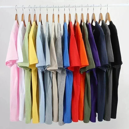 Summer New Pattern Printed T-shirt Suitable for Both Men and Women, Made of Pure Cotton, Fashionable and Versatile T-shirt