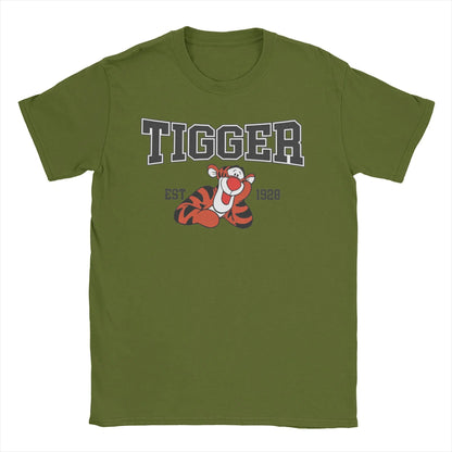 Winnie the Pooh tigger Tee Shirt for Men Women Gift T Shirts  Cotton Clothes