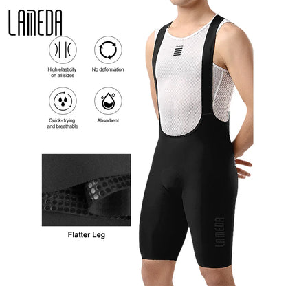 LAMEDA Professional Cycling Bibs Men Breathable Summer Bicycle Shorts Pants Padding MTB Bike Shorts for Men MTB Cycling Clothing