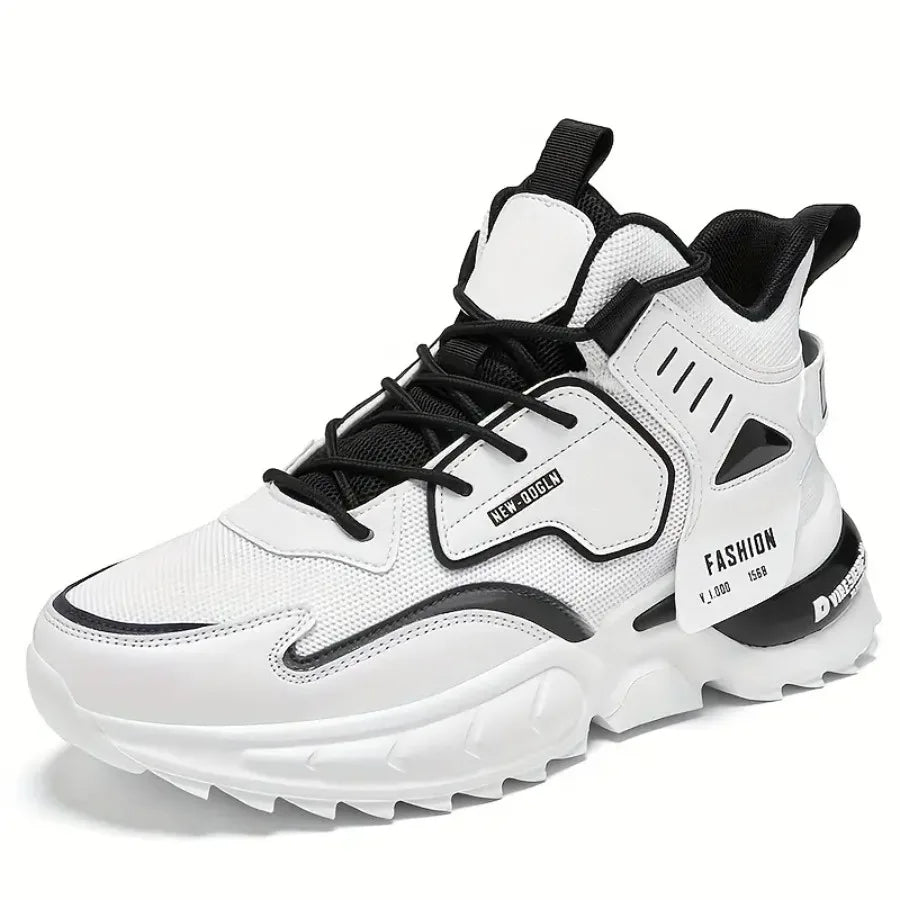 Men's Trendy Breathable Wear-resistant Chunky Sneakers Elevator Shoes Men's Footwear
