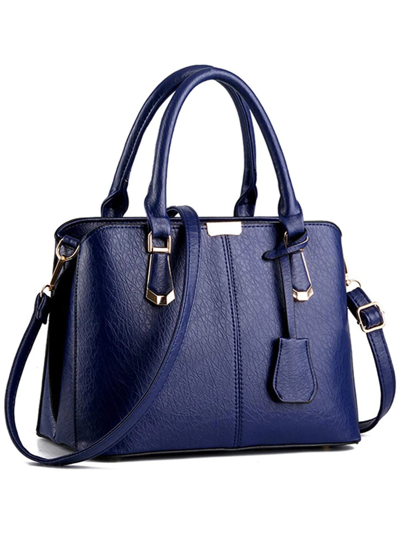 Women's Handbag PU Leather Adjustable Handle Satchel Shoulder Bags Ladies Tote