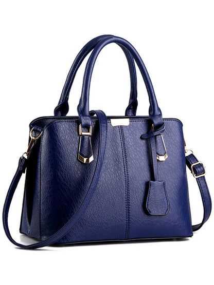 Women's Handbag PU Leather Adjustable Handle Satchel Shoulder Bags Ladies Tote