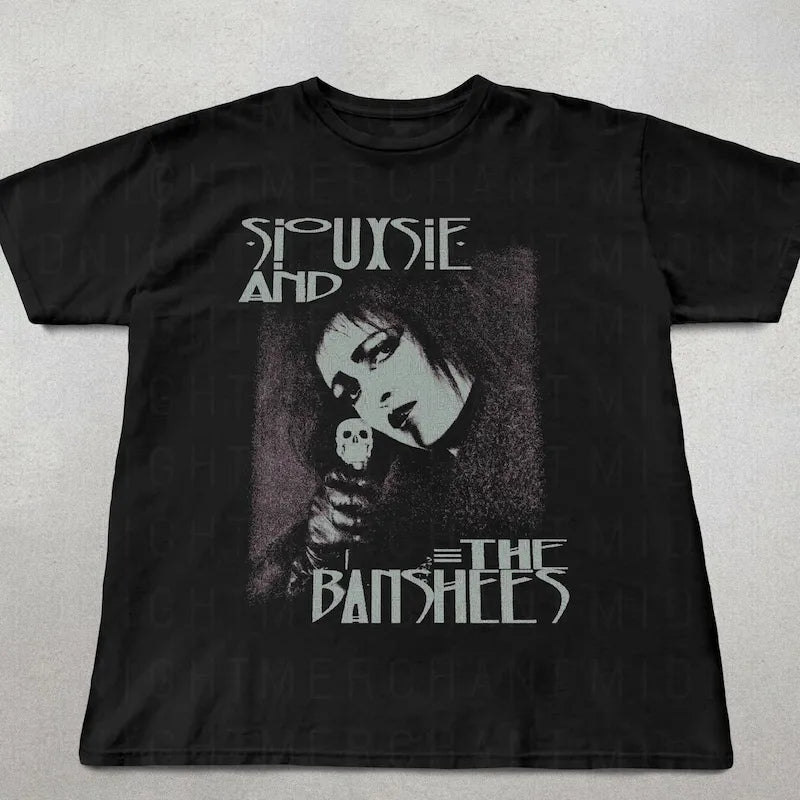 Siouxsie and the Banshees Shirt, 90s goth band tee, Gothic clothing, Cute retro band shirts, Grunge graphic tee, Goth music shirt, Unisex