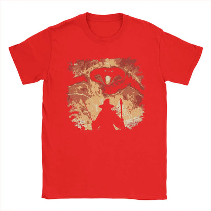Men T-Shirt You shall not pass L-Lords Of The R-Rings Vintage Cotton Tees Short Sleeve  T Shirts O Neck Tops Printed