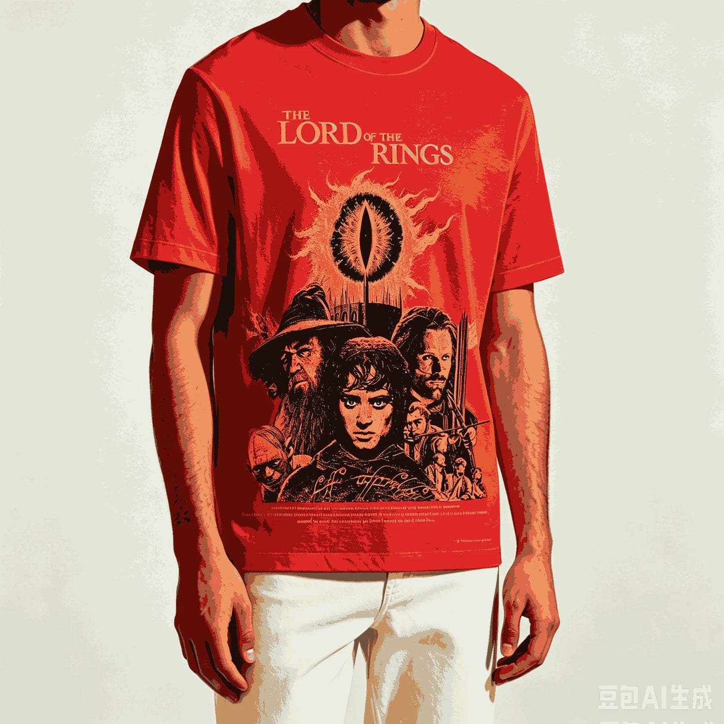 The Lord of the Rings for Fan Gift T-shirt Men Women Harajuku Oversized Unisex Short Sleeve Streetwear high quality Couples soft