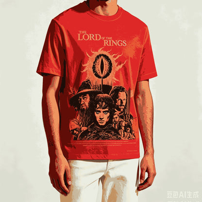 The Lord of the Rings for Fan Gift T-shirt Men Women Harajuku Oversized Unisex Short Sleeve Streetwear high quality Couples soft