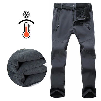 Young Girl  Autumn Winter Pants Camping Skiing Hiking Waterproof Windproof Soft Shell Fleece Warm Outdoor Sports Trekking