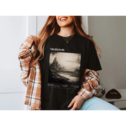 Mordor "The Lord of The Rings" T-shirt, Balador, Middle Earth Men's T-shirt Summer New Unisex Casual Fashion T-shirt