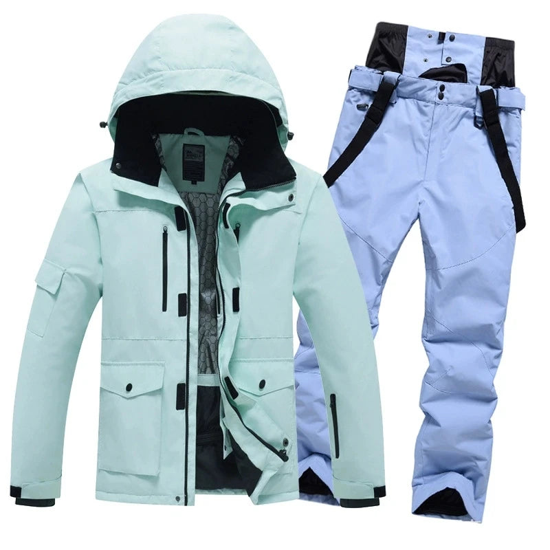 New, Men and Women, Winter Snow Wear, Ski Suit Sets, Snowboarding Suit, Ski Jackets and Pants, Ski Suit Jacket, Snow Clothes