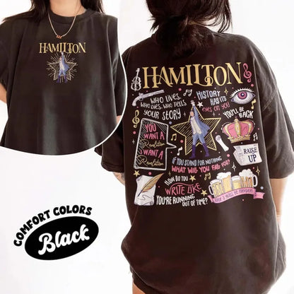 Hamilton Musical Quote Shirt, Lin Manuel Miranda Inspired Revolutionary Line Tee,