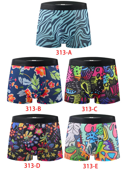 10-pack fashionable men's boxer shorts, comfortable, soft, fashionable
