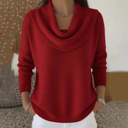 2026 Women's Autumn/Winter New Collection Solid Color Long Sleeve Sweater Tops