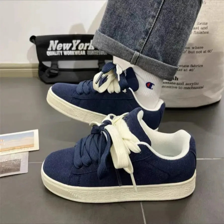 Men'S Navy Casual Shoes Low Top Slip-On Sneakers 2026 Spring Fashion Comfortable Canvas Walking Shoes Breathable Everyday Athle