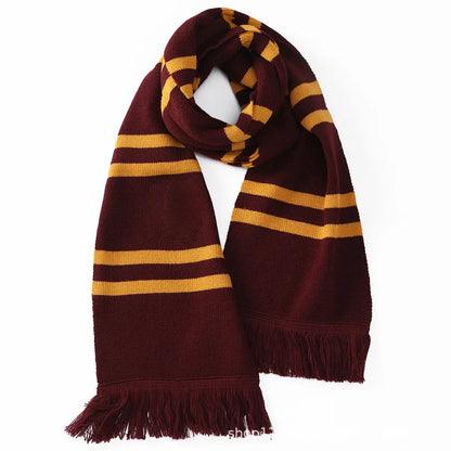 Wholesale School Scarf With Badge Four College Halloween Party Cosplay Scarf Prop Gifts Birthday present