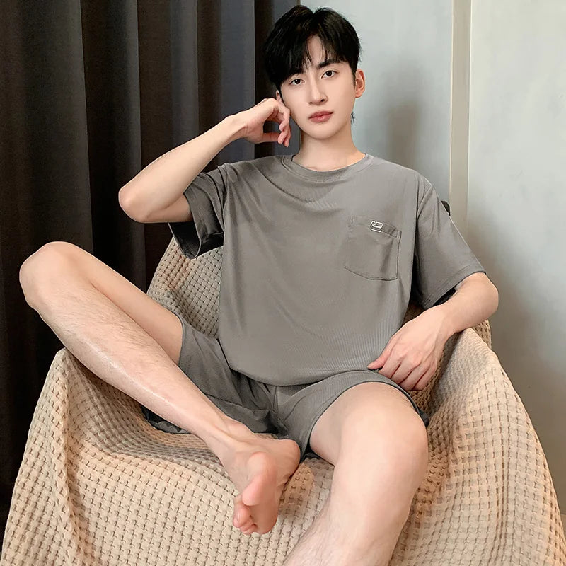 Summer New Men's Pajamas