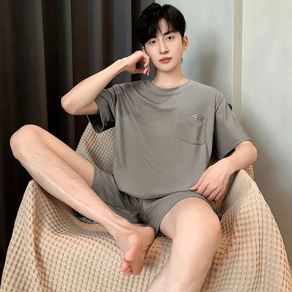 Summer New Men's Pajamas