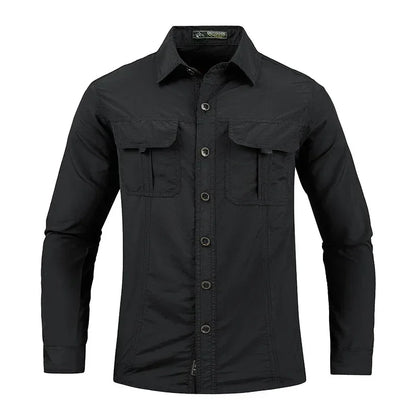 2025 spring summer New Men Lightweight Quick-Drying long sleeved shirts outdoor new men  Breathable Sport Sunscreen Hiking Shirt