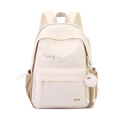 2026 Female Fashion High-Capacity Waterproof College Backpack Trendy Women