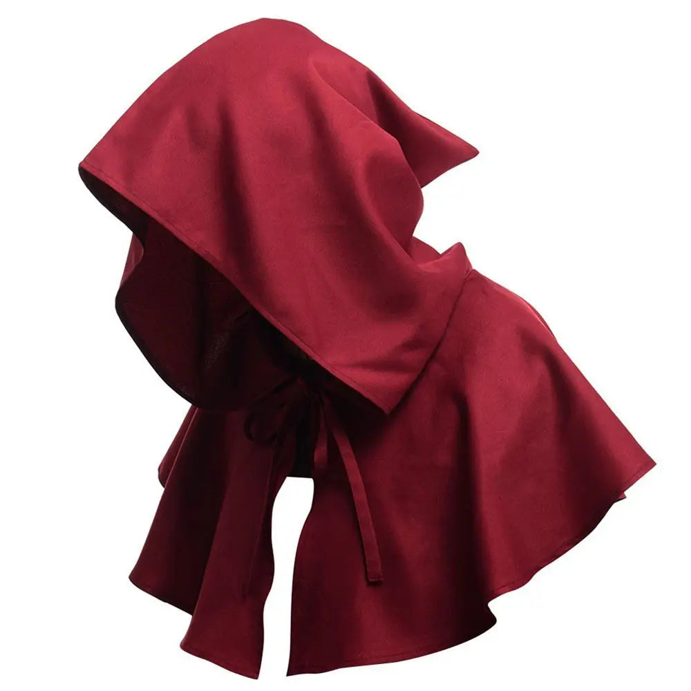Fancy Party Multipurpose Adult Carnival Witch Wizard Unisex Party Coat Short Cloak Hooded Cape Hooded Cloak