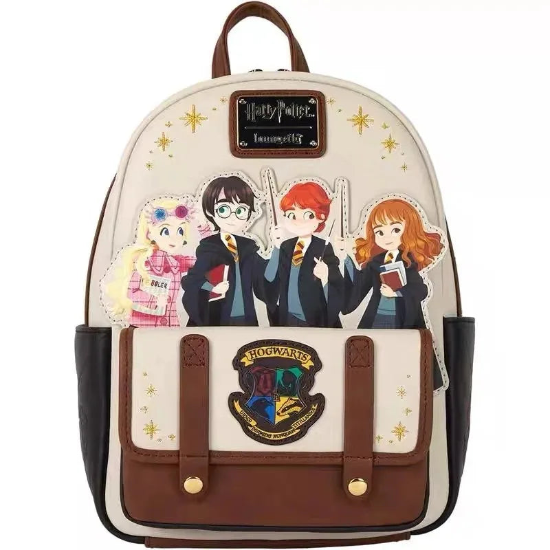Loungefly Harries Cosplay Backpack Pottered Womens Double Strap Shoulder Bag Purse Mini Backpack