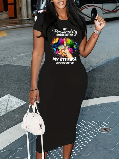 Women's Summer Short Sleeved Sexy Dress