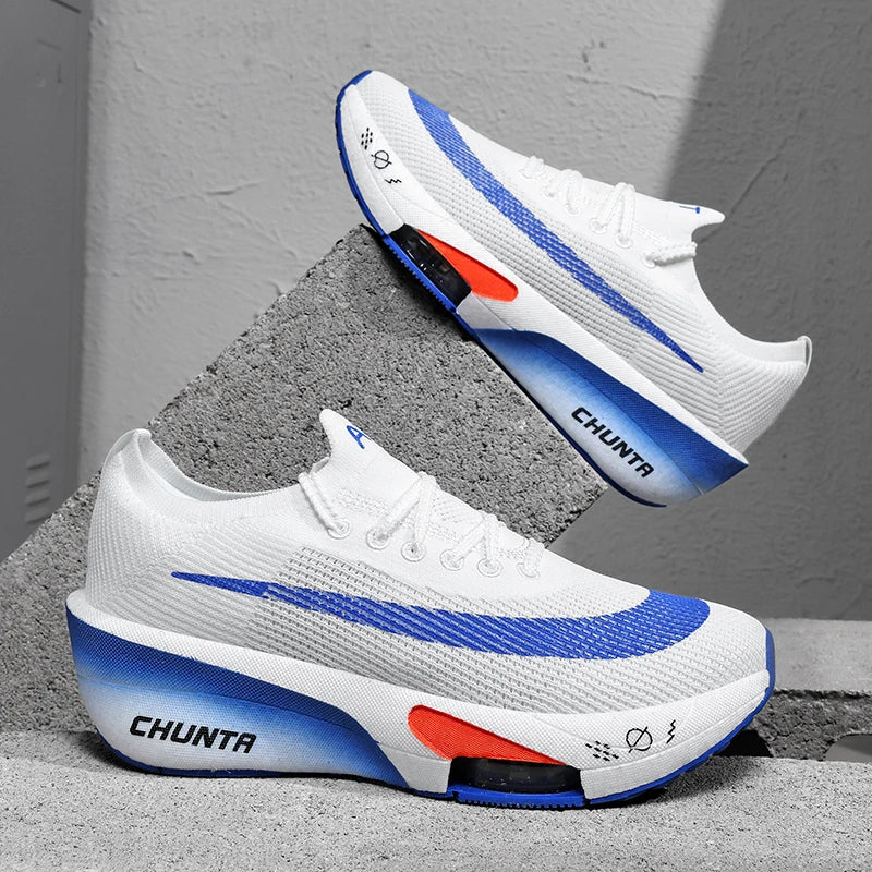 Air Cushion Running Shoes Marathon Speciality Men Sports Breathable Lightweight Women's Comfortable Athletic Nonskid Sneakers