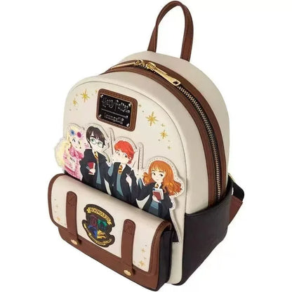 Loungefly Harries Cosplay Backpack Pottered Womens Double Strap Shoulder Bag Purse Mini Backpack