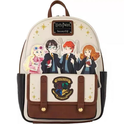 Loungefly Harries Cosplay Backpack Pottered Womens Double Strap Shoulder Bag Purse Mini Backpack