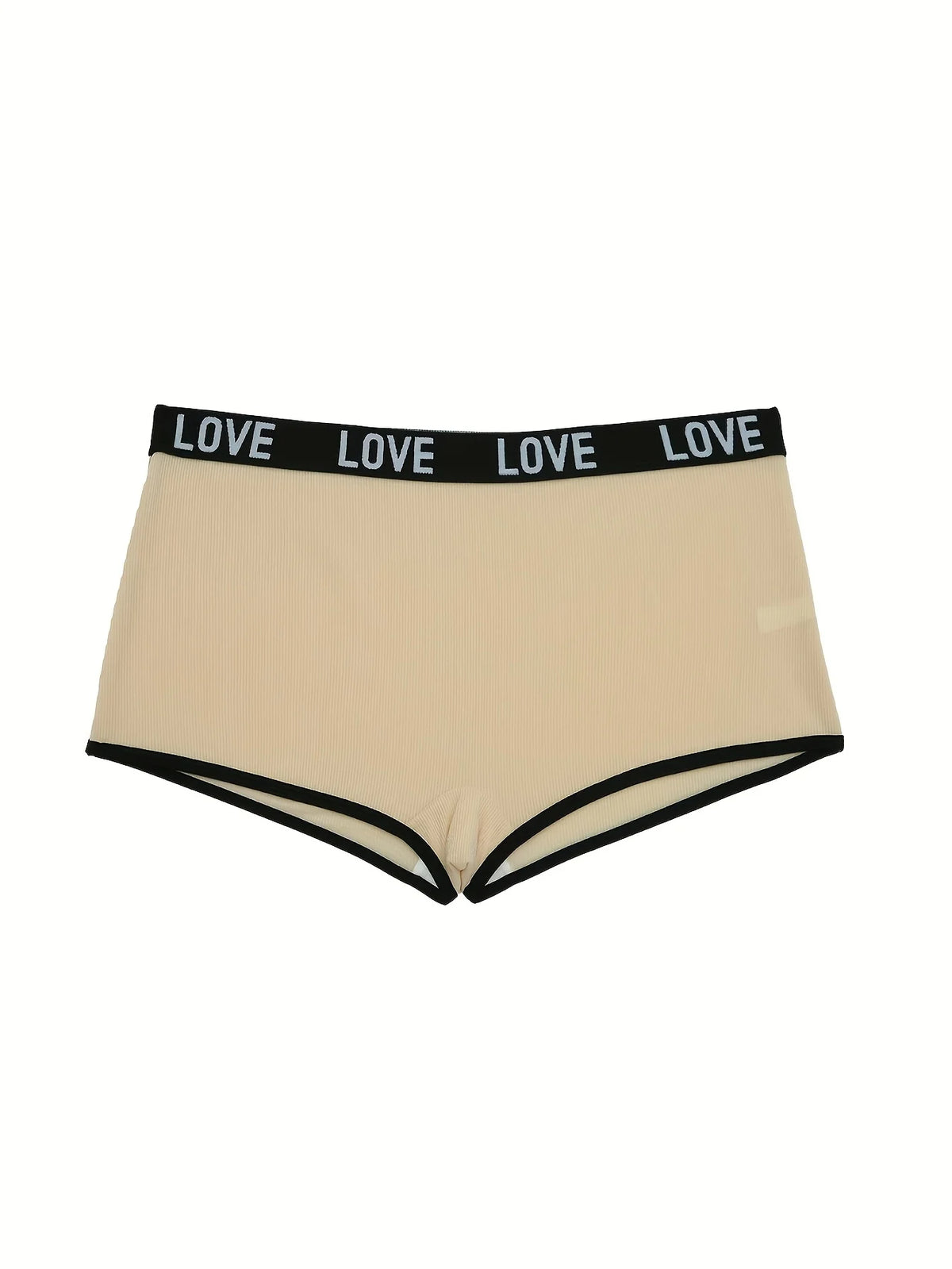 Random 7 pairs of mixed-color lettered waistband women's briefs are comfortable, casual, energetic, sporty and luxurious