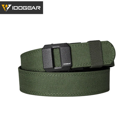 IDOGEAR SPORTS Tactical Ratchet Belt 1.5” EDC Gun Belt Reinforce Heavy Duty Belt With Adjustable Buckle 3430