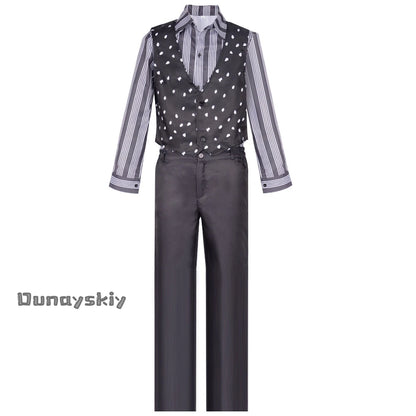 Cosplay Godfather Sirius Black Costume DIY Suit Wizard Dress Padfoot Magic Role Play Outfits Halloween Disguise Ornament