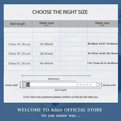 POYYAS Stylish Metal Buckle Belt for Women Men Belt Automatic Buckle Belt Green Belt Fashion Business Trend Belt Casual Belt for Men Belt Gift for Husband and Father