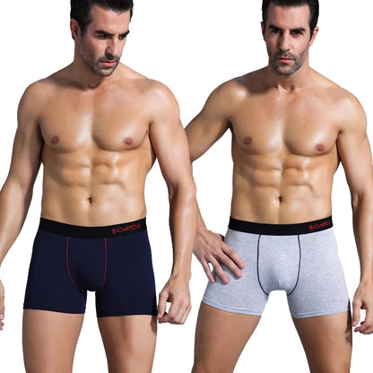 4pcs print Boxer's man underwear sexy soft cotton underpants men boxer briefs shorts BONITOS Brand High Quality