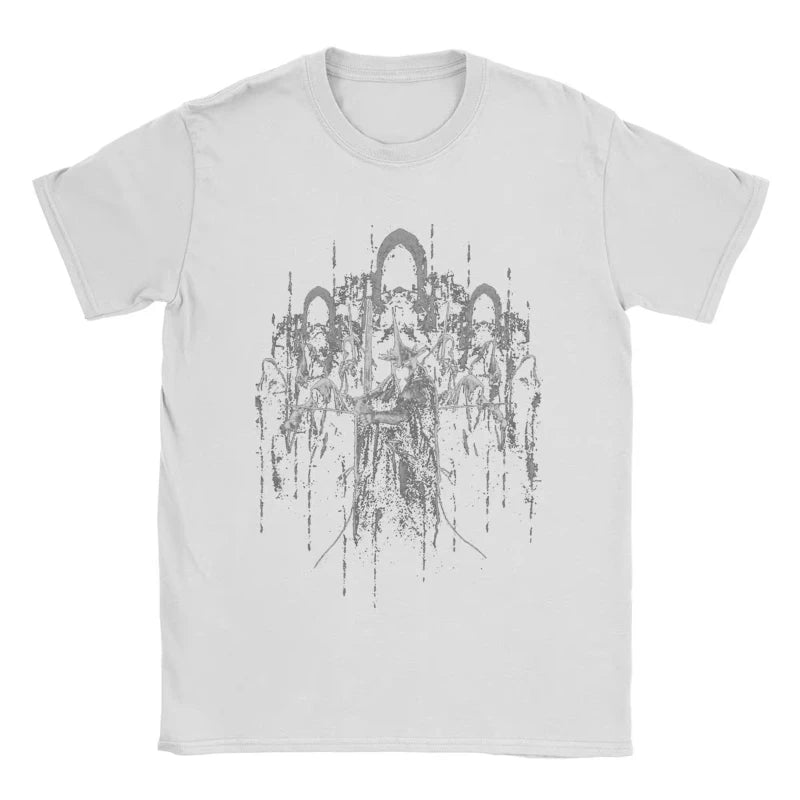 Men T-Shirt Mordor L-Lords Of The R-Rings Fun Pure Cotton Tee Shirt Short Sleeve T Shirt Crewneck Tops Gift