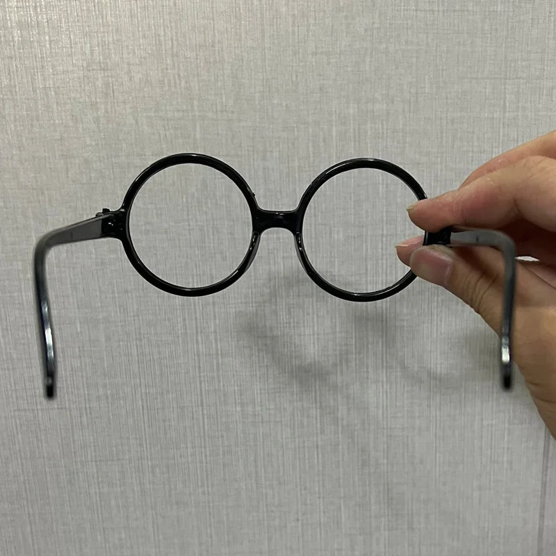 Movie School of Witchcraft Harris Glass Cosplay Clothing Adult Children's Wizardry Props Circular Glasses Halloween