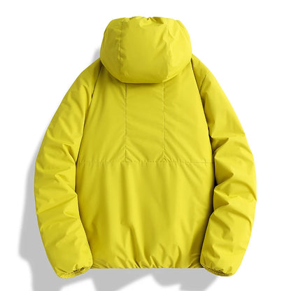 Outdoor Warm Jacket Autumn Winter Windproof Waterproof Men Hooded Casual Sports Jacket Women Sport Running Hiking Ski Thick Coat