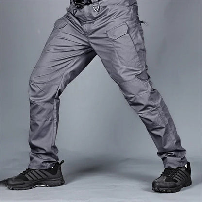 Outdoor Waterproof Tactical Cargo Pants Men Waterproof SWAT Breathable Casual Army Military Trousers Male Quick Dry Cargo Pants