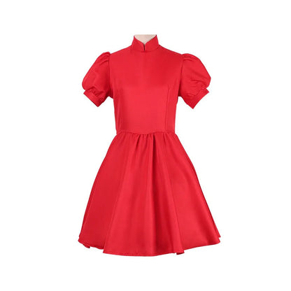 Anime Ponyo Easter Red Dress Cosplay Protagonist Disguise Halloween Carnival Stage Performance Gift