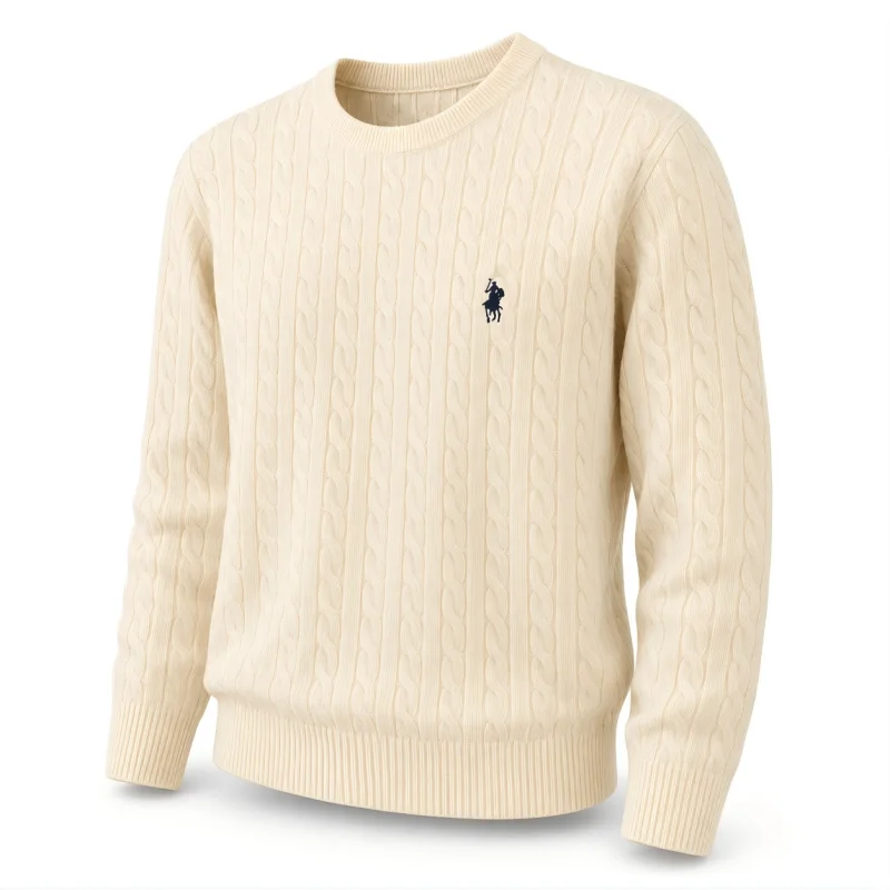 Hot Selling Autumn and Winter Men's Knitted Sweaters, Jacquard Luxury Brand Long Sleeved Knitted Sweaters, Unisex Top Clothing