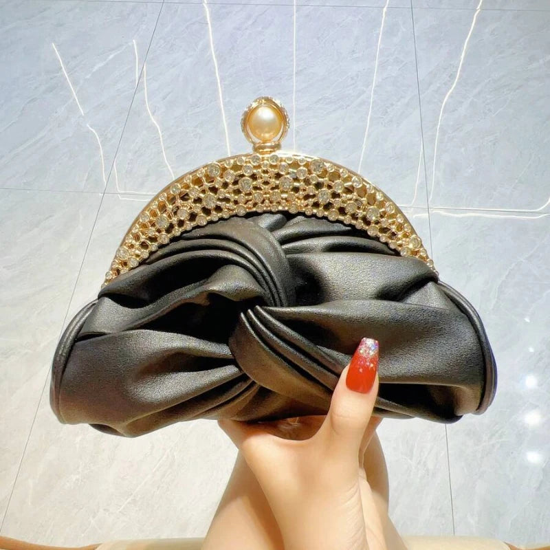 New Clutch Rhinestone Evening Women Bags Chain Slanting Bag