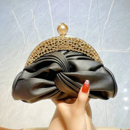 New Clutch Rhinestone Evening Women Bags Chain Slanting Bag