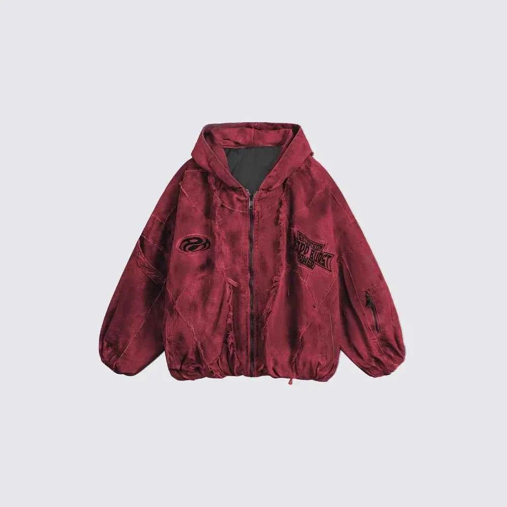 Autumn Winter New Men's Tide Original Design Techwear High Street Fashion Trend Vintage Jacket Chic Casual Coats Ins