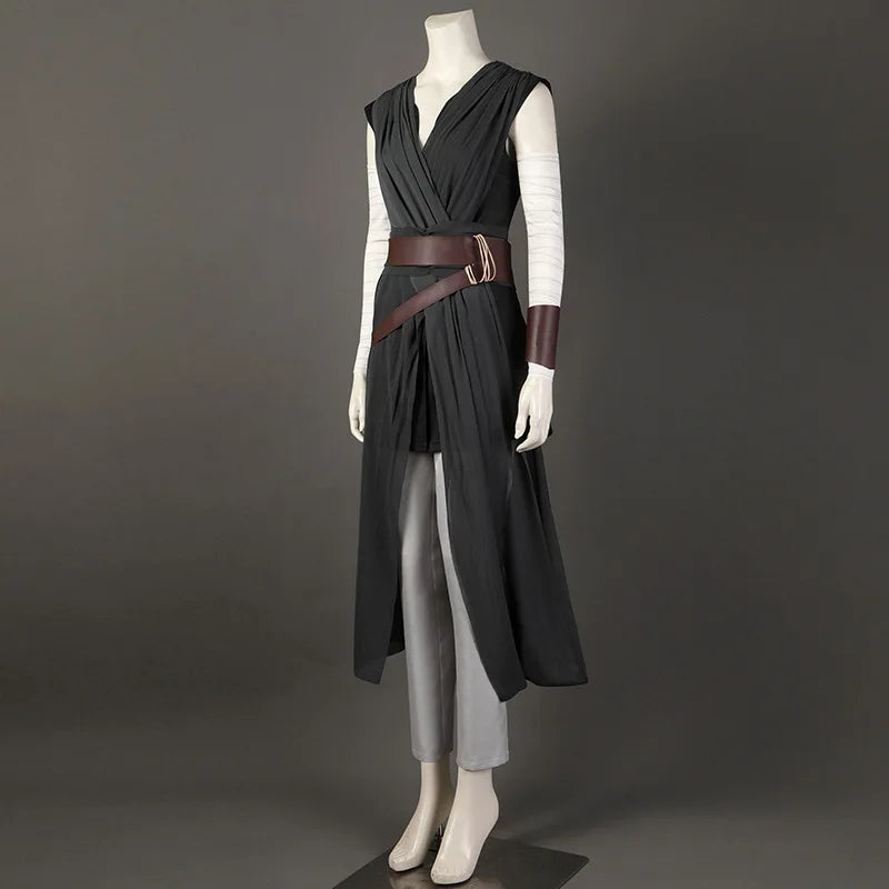 The Force Awakens Rey Skywalker Cosplay Costume Movie Character Uniform Set Comic Con