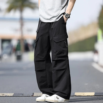 Summer Workwear Pants Man Cargo Pants Spring New Waterproof Tactical Hiking Outdoor Multi-Pockets Combat Joggers Trousers Male