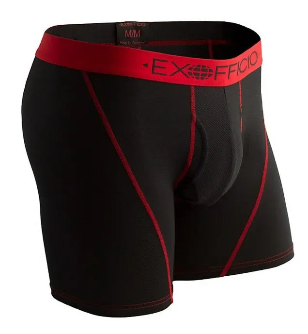 Exofficio Men Boxer Brief Underwear Sports Mesh 6" Men Boxer Briefs Boxer Shorts Sexy Homme Quick Dry Light Breathable USA Size
