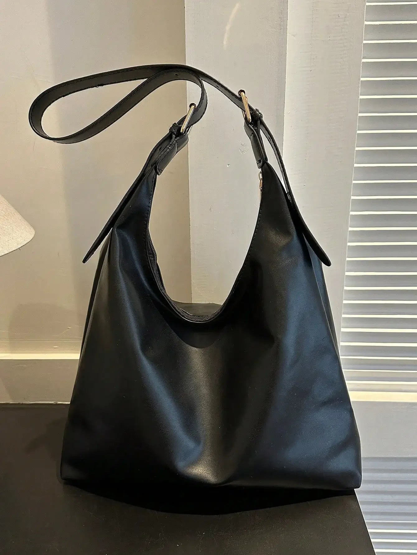 Large Capacity Solid Color Women's Shoulder Bag, Multifunctional Crossbody Bag,
