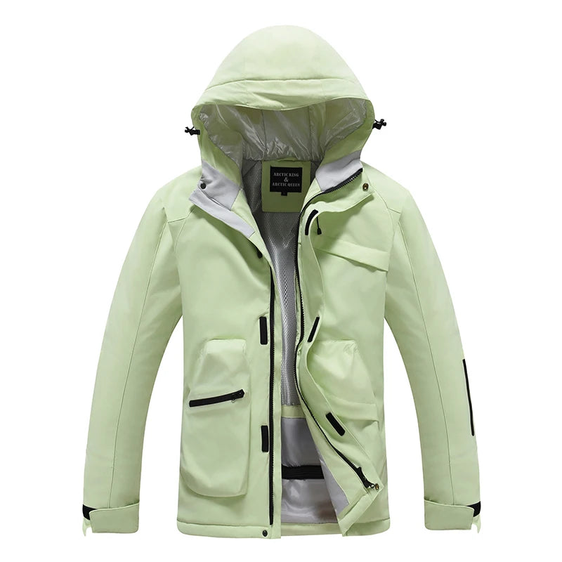New, Men's and Women's Ski Suit Sets, Waterproof, Snow Costume, Ski Jacket and Pant Set, Outdoor Clothing, Snowboarding, Overall